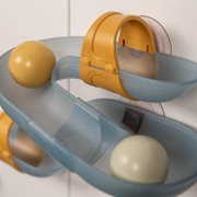 Mit dieser Badewannenmurmelbahn wird die Badewanne zum Lieblingsspielplatz Ihrer Kleinen.