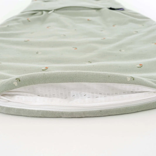 Produktbild: Träumeland Außenschlafsack Liebmich Fiore grün von Träumeland im Onlineshop von dasMikruli - Dein Shop für Baby Erstausstattung
