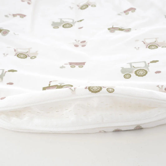 Produktbild: Träumeland - LIEBMICH Schlafsack Little Farm grün von Träumeland im Onlineshop von dasMikruli - Dein Shop für Baby Erstausstattung