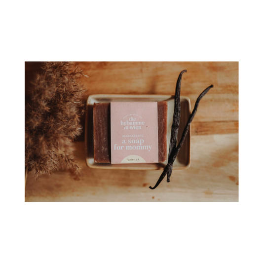 Produktbild: A soap for mommy - vanilla von die Hebamme in Wien im Onlineshop von dasMikruli - Dein Shop für Baby Erstausstattung