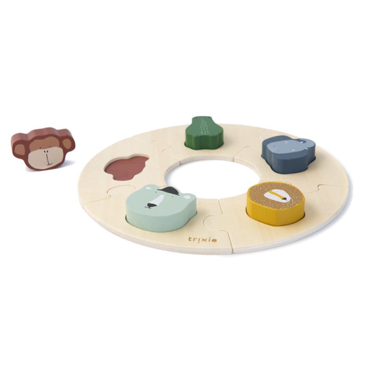 Trixie - Rundes Holzpuzzle