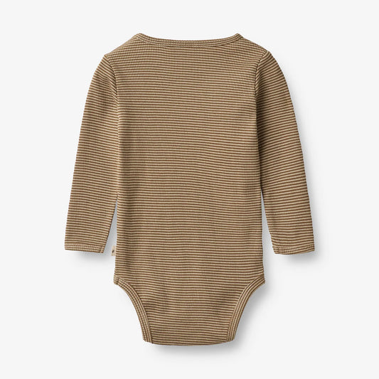 Produktbild: Body mit Streifen beige von wheat im Onlineshop von dasMikruli - Dein Shop für Baby Erstausstattung