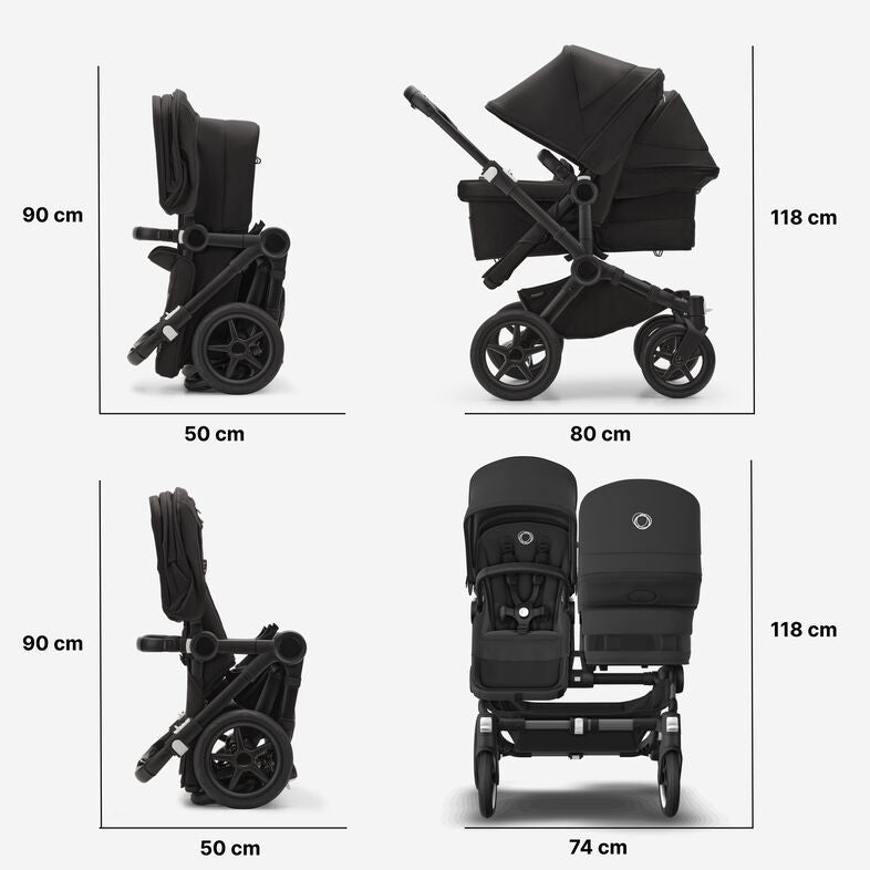 Bugaboo - Donkey 5 Duo Kinderwagen mit Liegewanne und Sitz