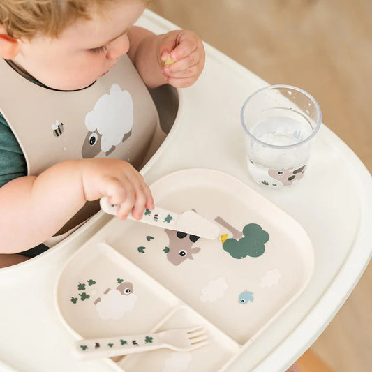 Produktbild: Donebydeer - Foodie Teller mit Abtrennungen von donebydeer im Onlineshop von dasMikruli - Dein Shop für Baby Erstausstattung