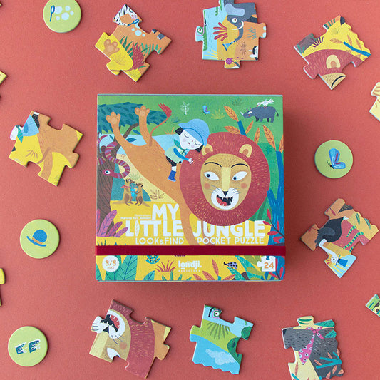 Produktbild: londji Pocket Puzzle Jungle von londji im Onlineshop von dasMikruli - Dein Shop für Baby Erstausstattung