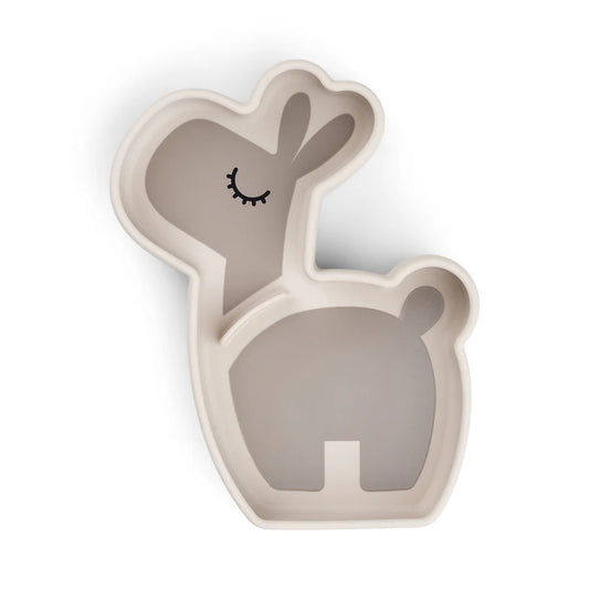 Produktbild: Silikon Stick&Stay Teller Lalee Sand von donebydeer im Onlineshop von dasMikruli - Dein Shop für Baby Erstausstattung