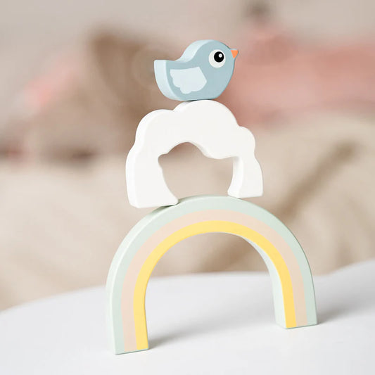 Produktbild: Donebydeer - Stapeltunnel Birdee - Farbmix von donebydeer im Onlineshop von dasMikruli - Dein Shop für Baby Erstausstattung