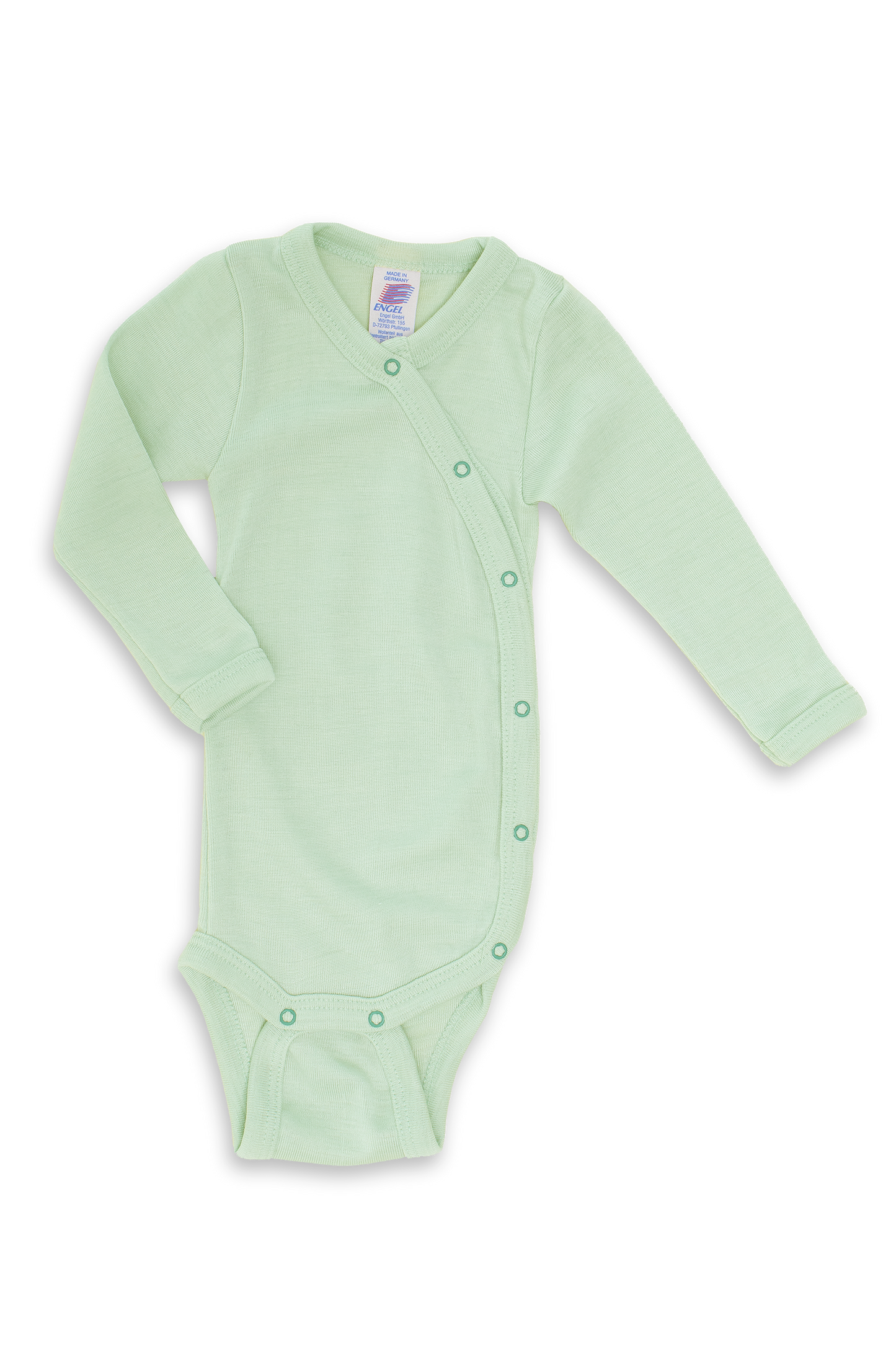 Engel Wickelbody, langarm - Pastellmint
