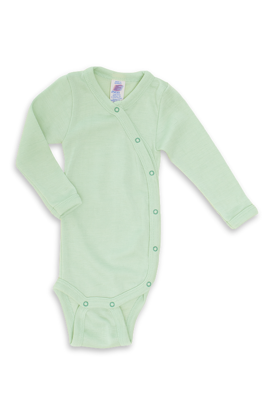 Produktbild: Engel Wickelbody, langarm - Pastellmint von Engel im Onlineshop von dasMikruli - Dein Shop für Baby Erstausstattung