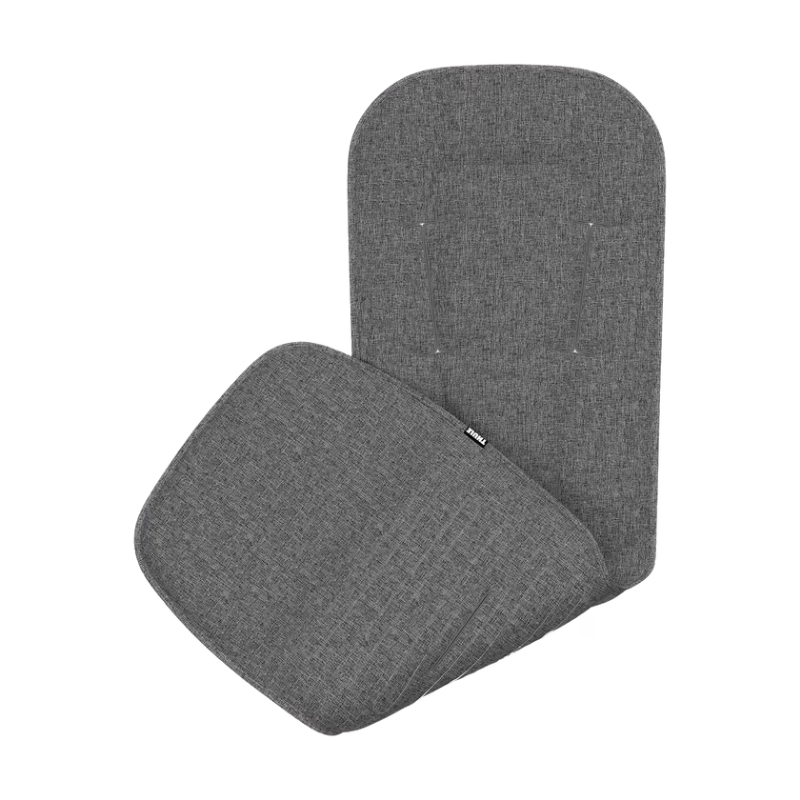 grau melange Thule Sitzeinlage aus weichem, gepolstertem Material für Kinderwagen
