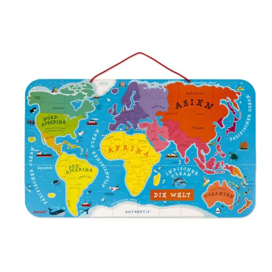 Janod Landkarten Puzzle