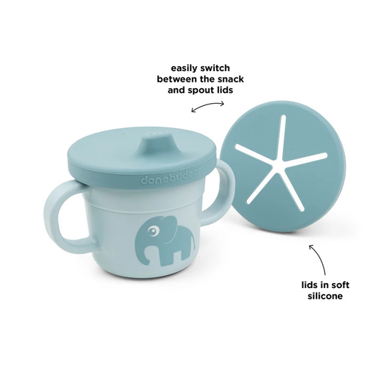 Produktbild: Donebydeer - Trinklernbecher & Snackbecher von donebydeer im Onlineshop von dasMikruli - Dein Shop für Baby Erstausstattung