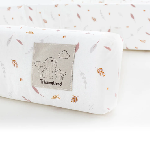 Produktbild: Träumeland - Bettschlange Naturlieb rosa von Träumeland im Onlineshop von dasMikruli - Dein Shop für Baby Erstausstattung