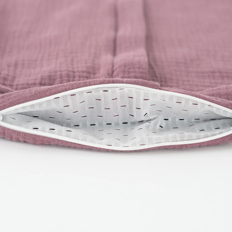 Träumeland Sommer-Schlafsack Musselin Pflaume