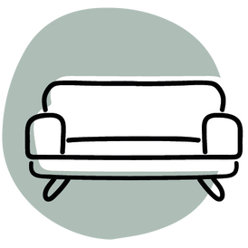 Icon mit Sofa