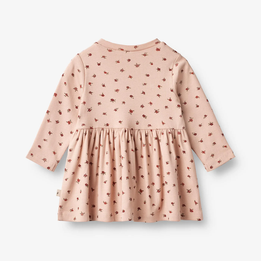 Produktbild: Jersey Kleid Ryle - pink sand flowers von wheat im Onlineshop von dasMikruli - Dein Shop für Baby Erstausstattung