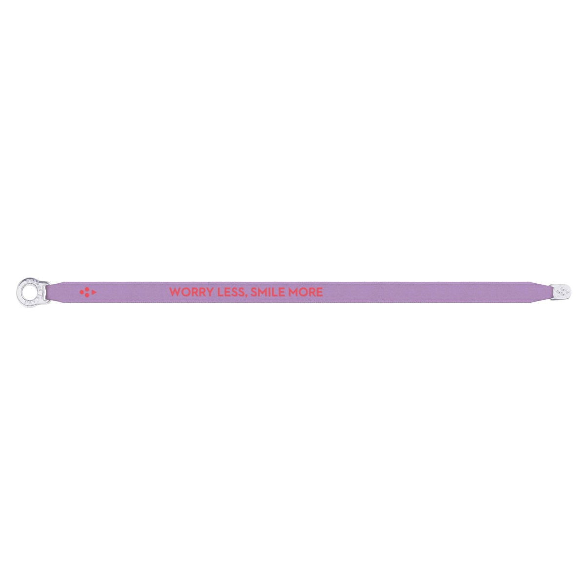 Sorbet Island - Satin Bracelet - Worry less, Smile more