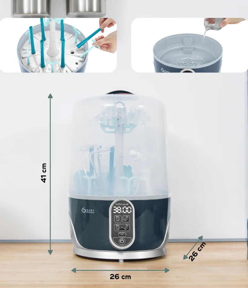 Babymoov - Dampfsterilisator & Flaschentrockner Turbo Pure