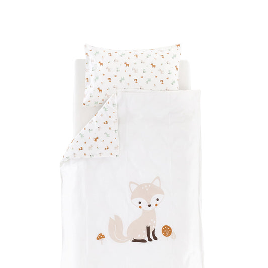 Produktbild: Bettwäsche Waldtiere von Träumeland im Onlineshop von dasMikruli - Dein Shop für Baby Erstausstattung
