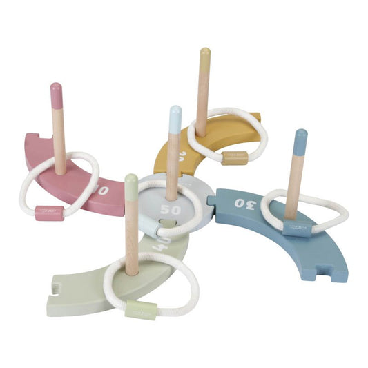 Produktbild: little dutch - Holzring Wurfspiel von little dutch im Onlineshop von dasMikruli - Dein Shop für Baby Erstausstattung