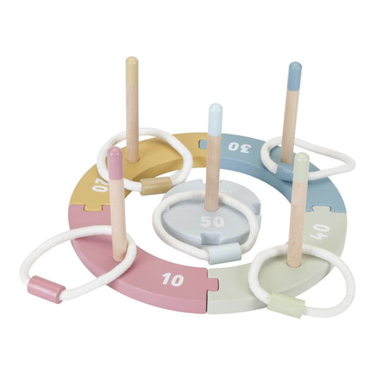 Produktbild: little dutch - Holzring Wurfspiel von little dutch im Onlineshop von dasMikruli - Dein Shop für Baby Erstausstattung