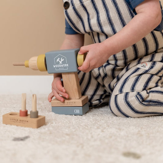 Produktbild: little dutch - Holzbohrmaschiene von little dutch im Onlineshop von dasMikruli - Dein Shop für Baby Erstausstattung