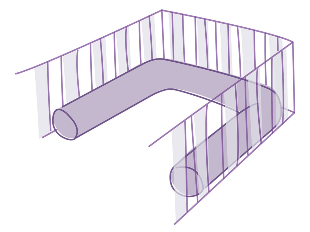Träumeland - Bettschlange Twister beige