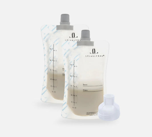 Produktbild: Milchbeutel 10 Stk. inkl. Adapter von Lola&Lykke im Onlineshop von dasMikruli - Dein Shop für Baby Erstausstattung