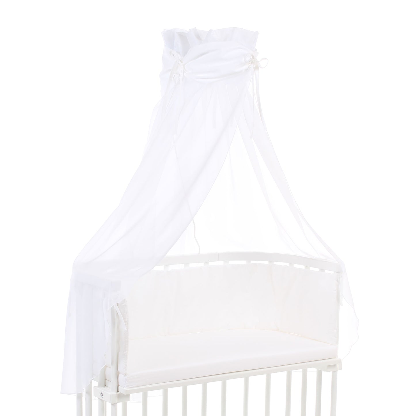 Babybay - Himmel Organic Cotton mit Schleife passend für alle Modelle