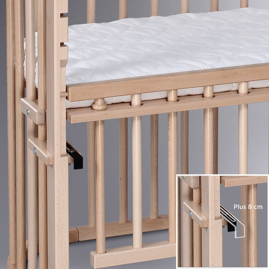 Produktbild: Babybay - Maxi Comfort Plus Beistellbett von babybay im Onlineshop von dasMikruli - Dein Shop für Baby Erstausstattung