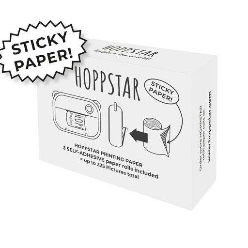 Produktbild: Papierrollen - selbstklebend - 3er Nachfüllpack - für HOPPSTAR ARTIST Kamera von Hoppstar im Onlineshop von dasMikruli - Dein Shop für Baby Erstausstattung