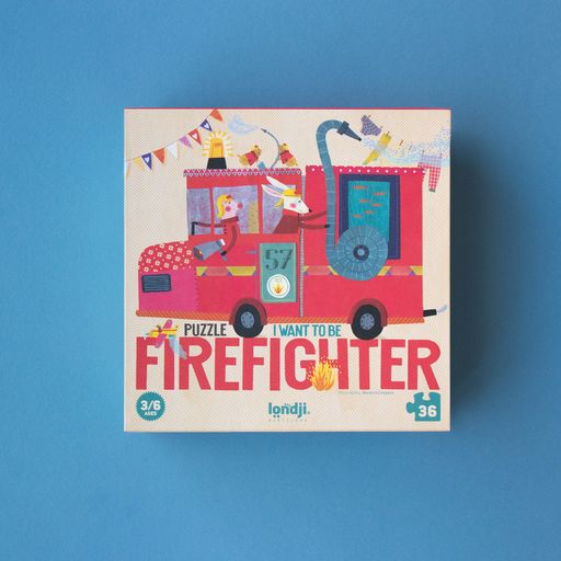 Produktbild: londji Puzzle I want to be a Firefighter von londji im Onlineshop von dasMikruli - Dein Shop für Baby Erstausstattung
