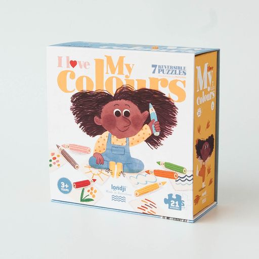 Produktbild: londji Puzzle I love My Colour von londji im Onlineshop von dasMikruli - Dein Shop für Baby Erstausstattung