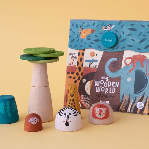 Produktbild: londji Holzspielzeug Savanna von londji im Onlineshop von dasMikruli - Dein Shop für Baby Erstausstattung