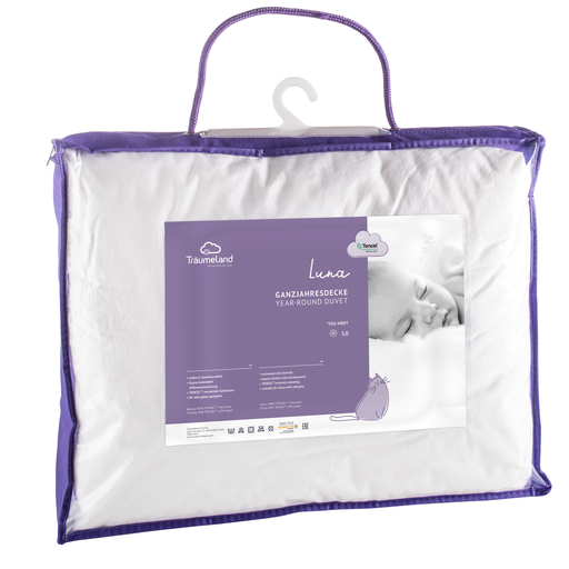 Produktbild: Babydecke Luna 80*80 von Träumeland im Onlineshop von dasMikruli - Dein Shop für Baby Erstausstattung