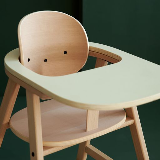 Produktbild: Tisch für Hochstuhl - Growing Green von NOBODINOZ im Onlineshop von dasMikruli - Dein Shop für Baby Erstausstattung