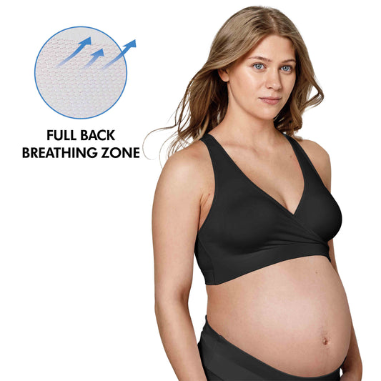 Produktbild: Keep Cool Atmungsaktives Schlaf-Bustier für Schwangerschaft und Stillzeit BLACK von Medela im Onlineshop von dasMikruli - Dein Shop für Baby Erstausstattung