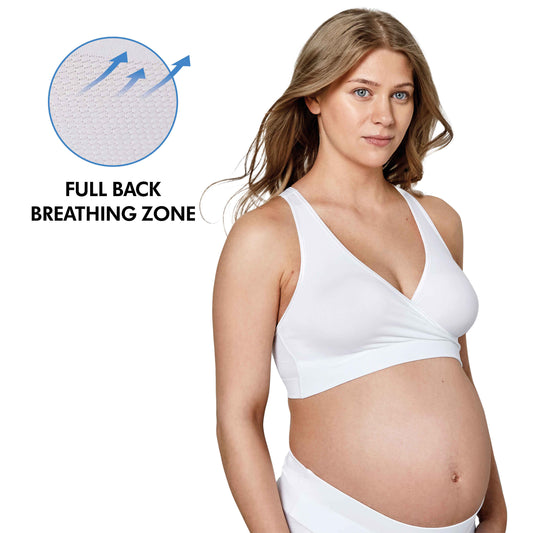 Produktbild: Keep Cool Atmungsaktives Schlaf-Bustier für Schwangerschaft und Stillzeit WHITE von Medela im Onlineshop von dasMikruli - Dein Shop für Baby Erstausstattung