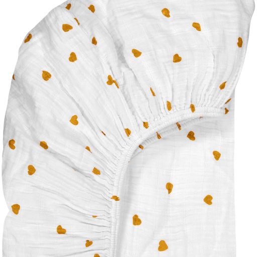 Produktbild: mini heart mustard print von  im Onlineshop von dasMikruli - Dein Shop für Baby Erstausstattung