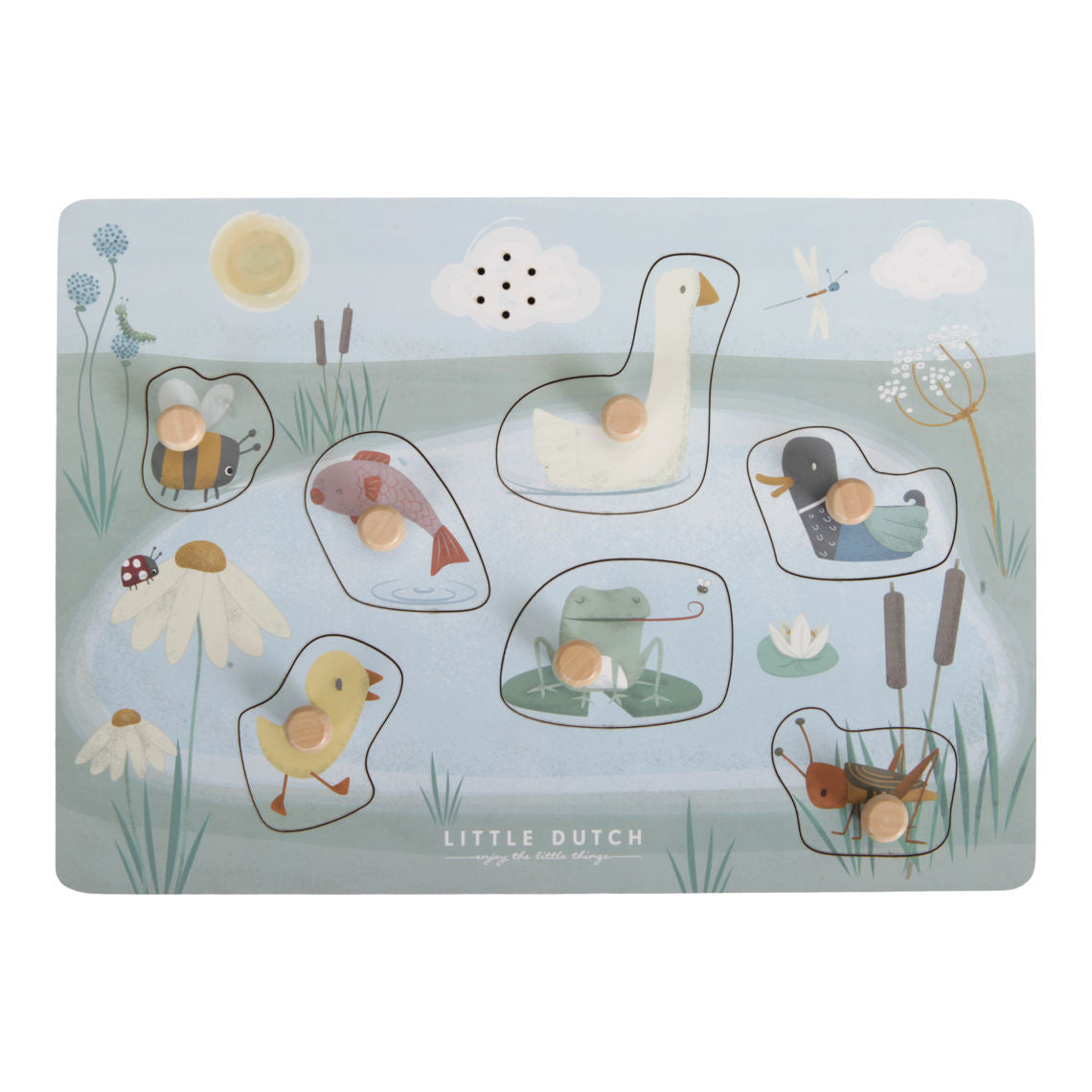 Produktbild: Little Dutch - Sound-Greif-Puzzle Little Goose von little dutch im Onlineshop von dasMikruli - Dein Shop für Baby Erstausstattung