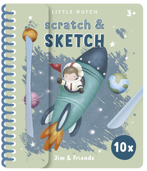 Produktbild: Little Dutch - Scratchbuch Jim&Friends von little dutch im Onlineshop von dasMikruli - Dein Shop für Baby Erstausstattung