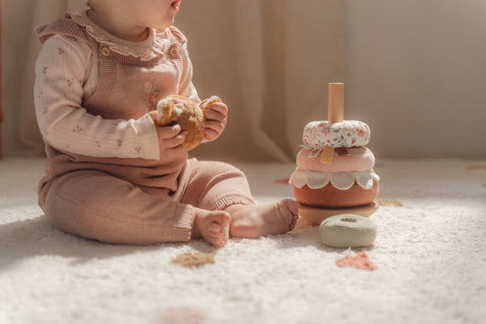 Produktbild: Little Dutch - Stapelturm mit Ringen Fairy Garden von little dutch im Onlineshop von dasMikruli - Dein Shop für Baby Erstausstattung