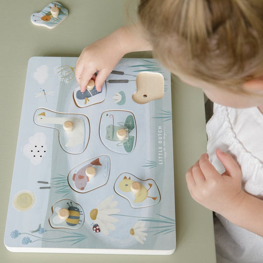 Produktbild: Little Dutch - Sound-Greif-Puzzle Little Goose von little dutch im Onlineshop von dasMikruli - Dein Shop für Baby Erstausstattung