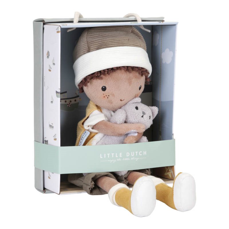 Produktbild: Little Dutch - Puppe Jake 35cm von little dutch im Onlineshop von dasMikruli - Dein Shop für Baby Erstausstattung