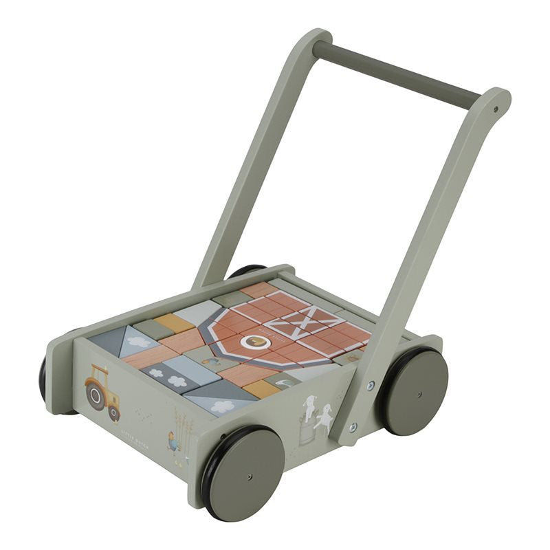 Produktbild: Little Dutch - Wagen mit Bauklötzen von little dutch im Onlineshop von dasMikruli - Dein Shop für Baby Erstausstattung