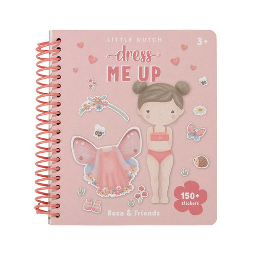 Produktbild: little dutch - Zieh Mich An Buch Rosa & Friends von little dutch im Onlineshop von dasMikruli - Dein Shop für Baby Erstausstattung