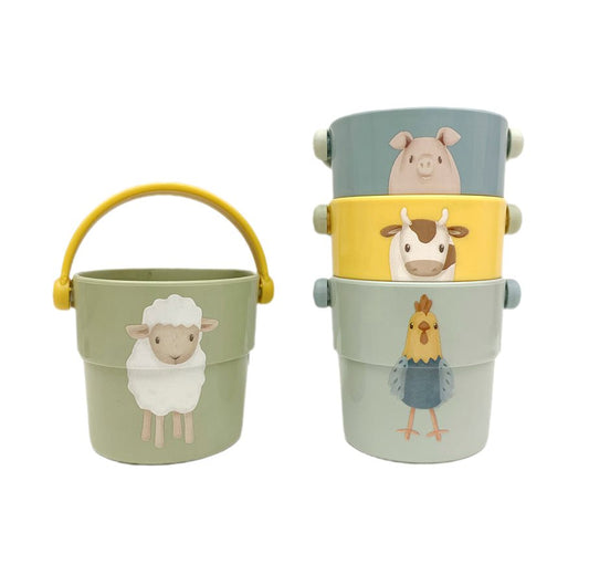 Produktbild: Little Dutch - Badebecher Little Farm von little dutch im Onlineshop von dasMikruli - Dein Shop für Baby Erstausstattung