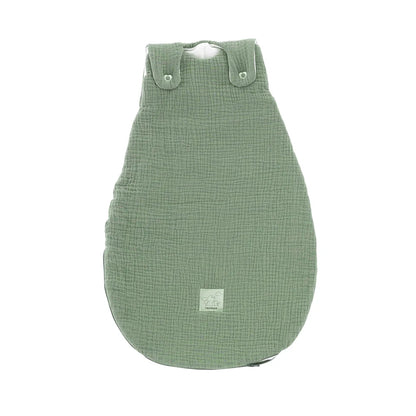 Träumeland - Ganzjahresschlafsack Musselin salbei grün