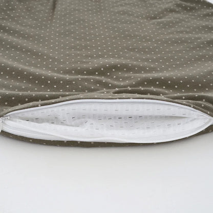 Träumeland - Aussenschlafsack Liebmich Pünktchen oliv