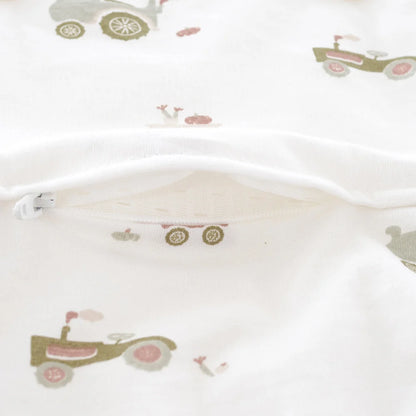 Träumeland - LIEBMICH Schlafsack Little Farm grün